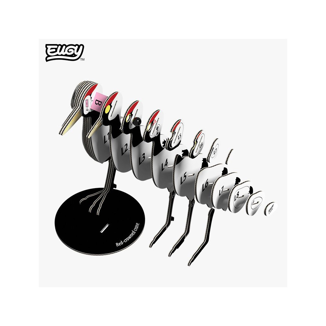 Żuraw - Eko Układanka 3D - Eugy