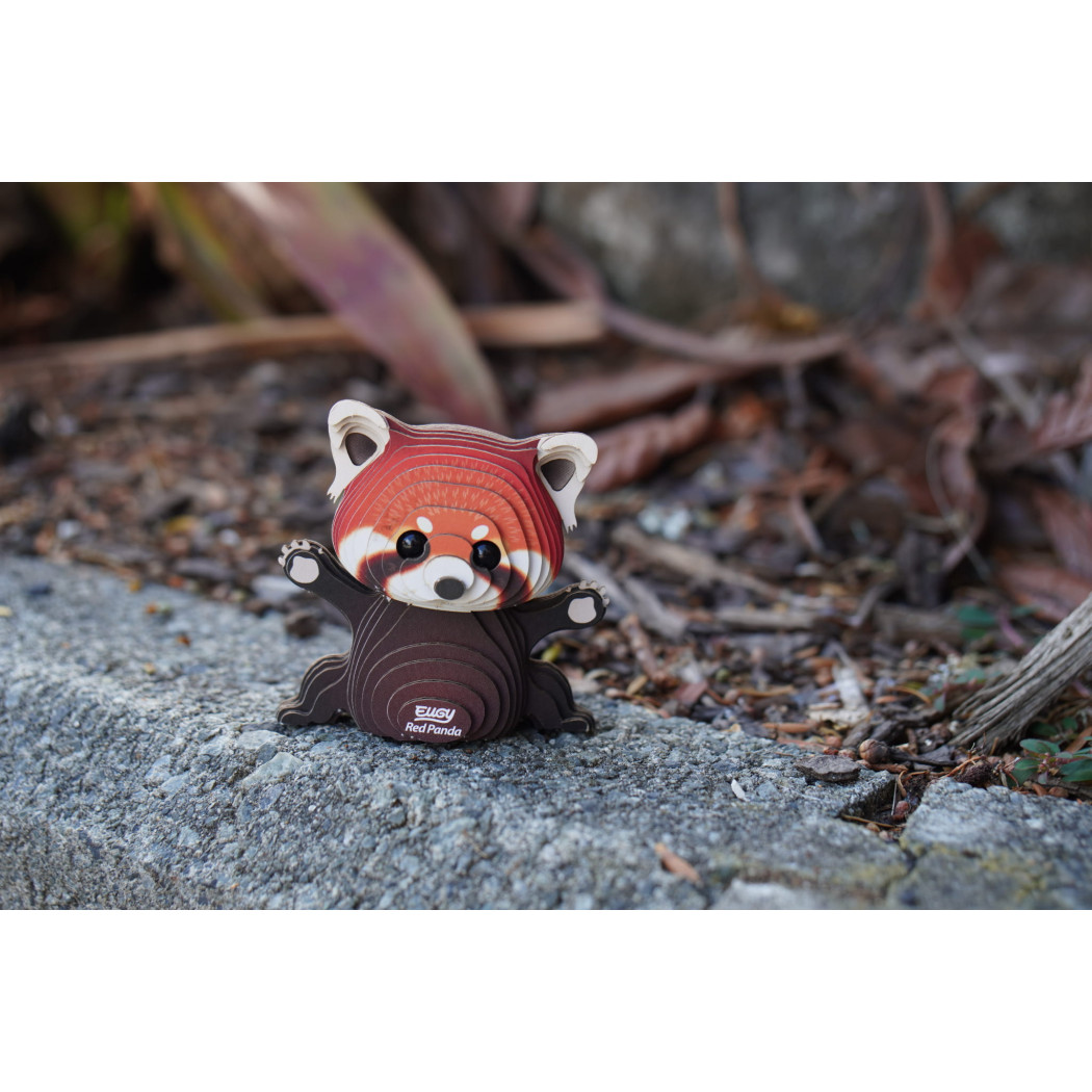 Czerwona Panda - Eko Układanka 3D - Eugy