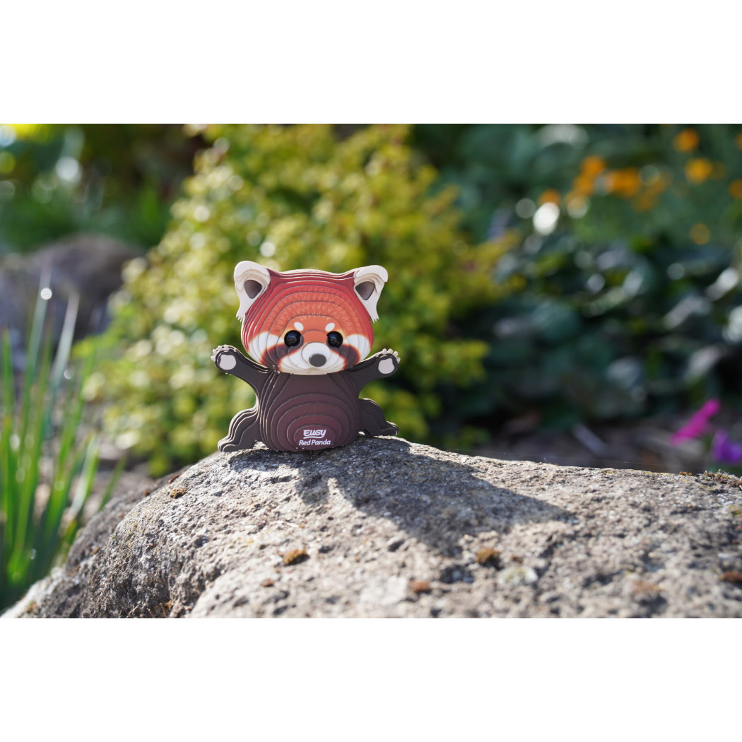 Czerwona Panda - Eko Układanka 3D - Eugy