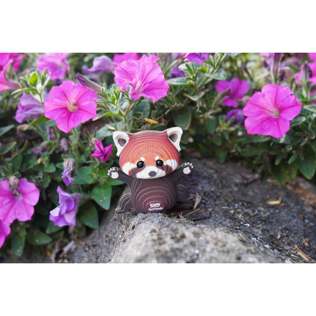 Czerwona Panda - Eko Układanka 3D - Eugy