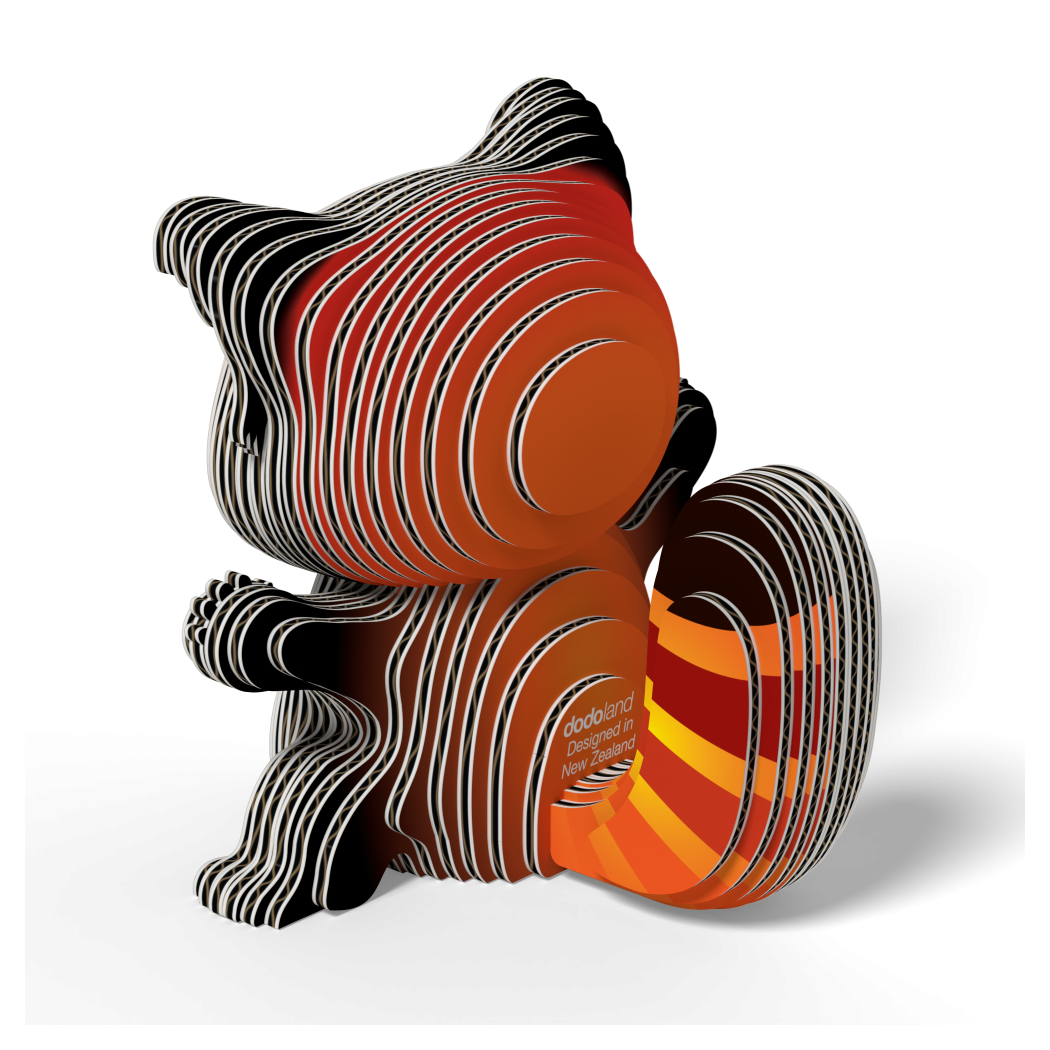 Czerwona Panda - Eko Układanka 3D - Eugy