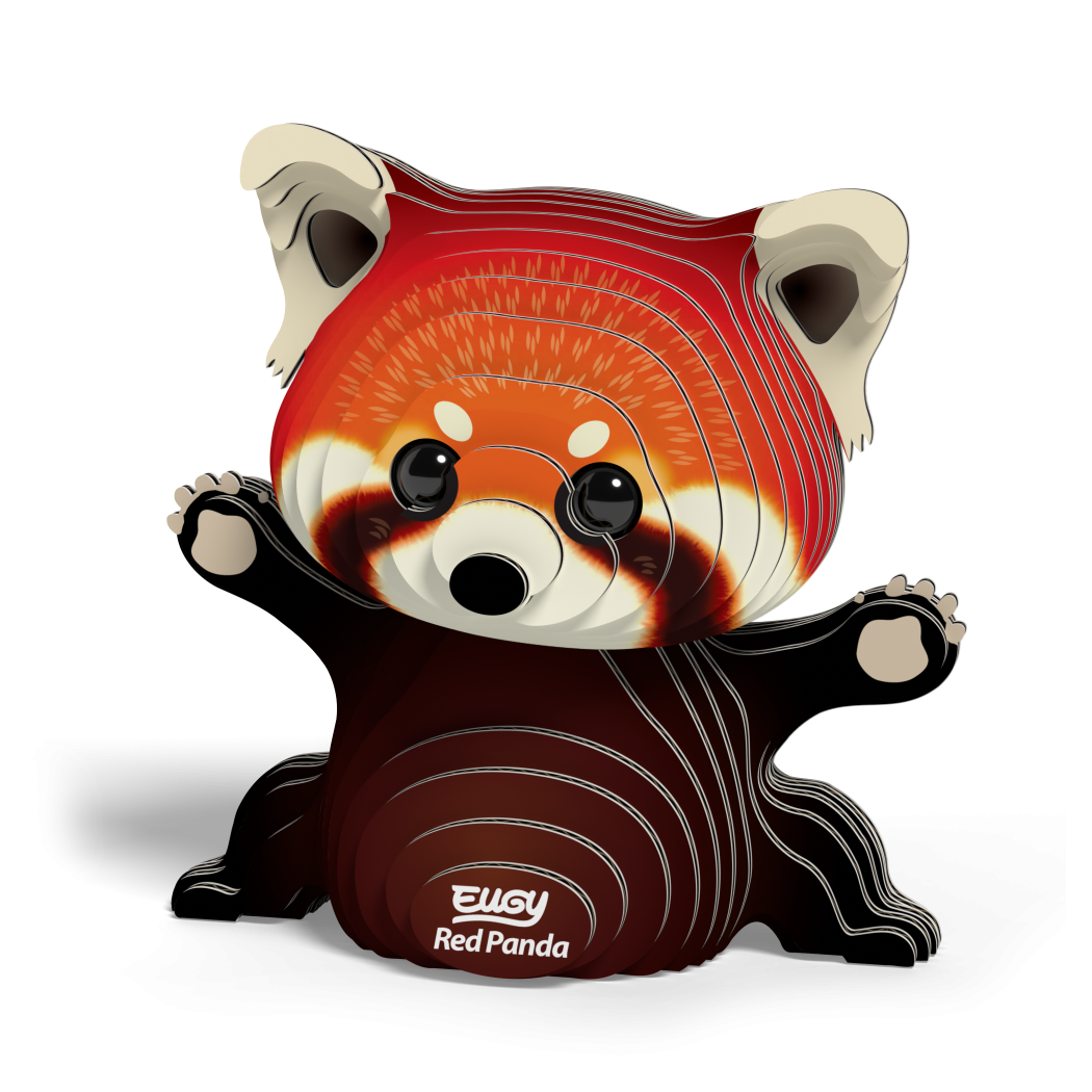 Czerwona Panda - Eko Układanka 3D - Eugy