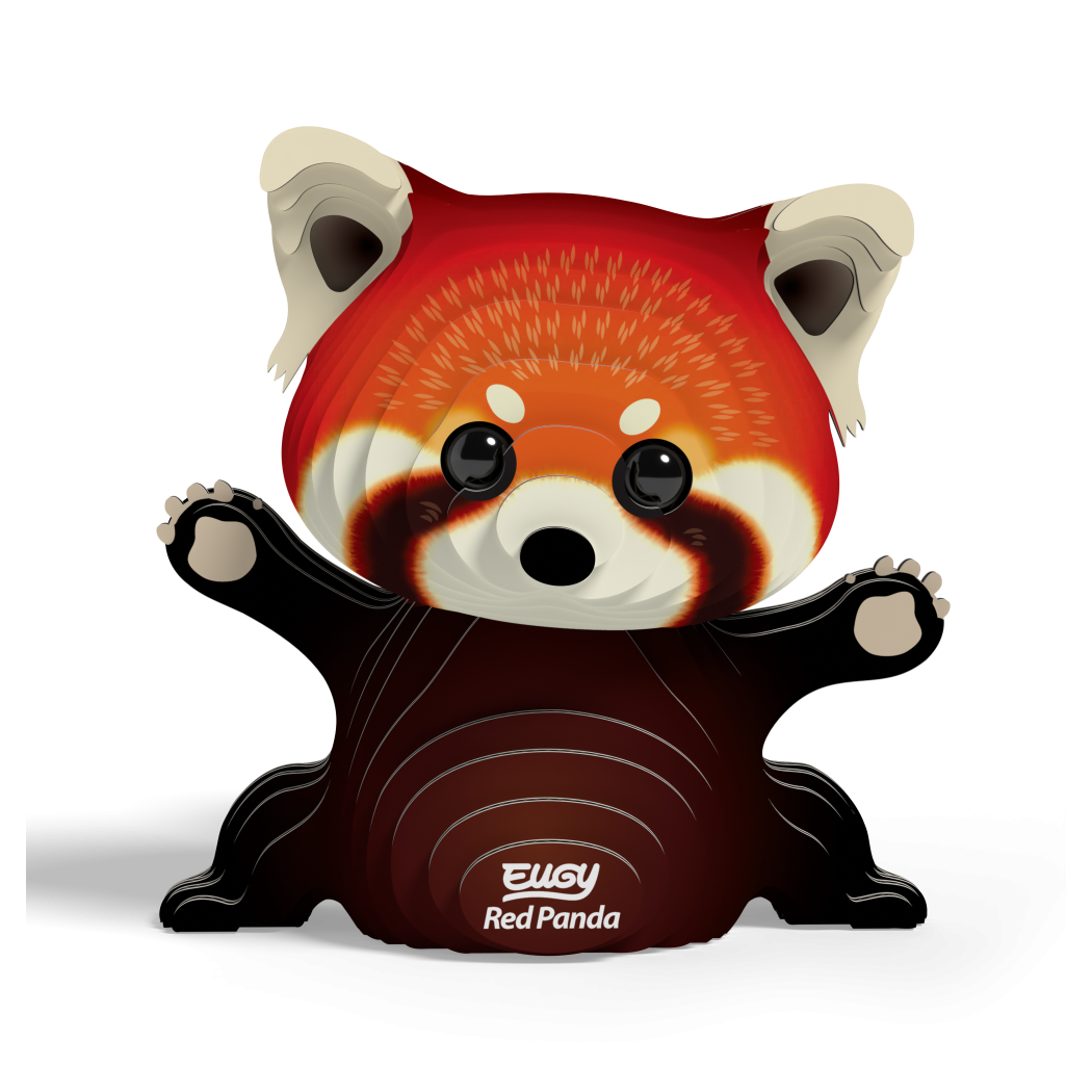 Czerwona Panda - Eko Układanka 3D - Eugy