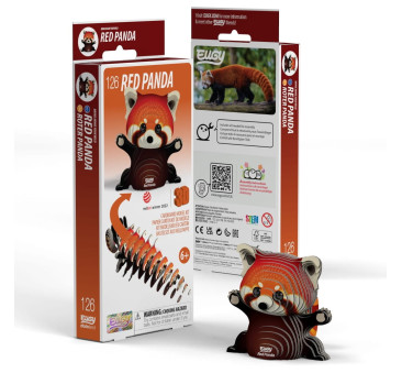 Czerwona Panda - Eko Układanka 3D - Eugy