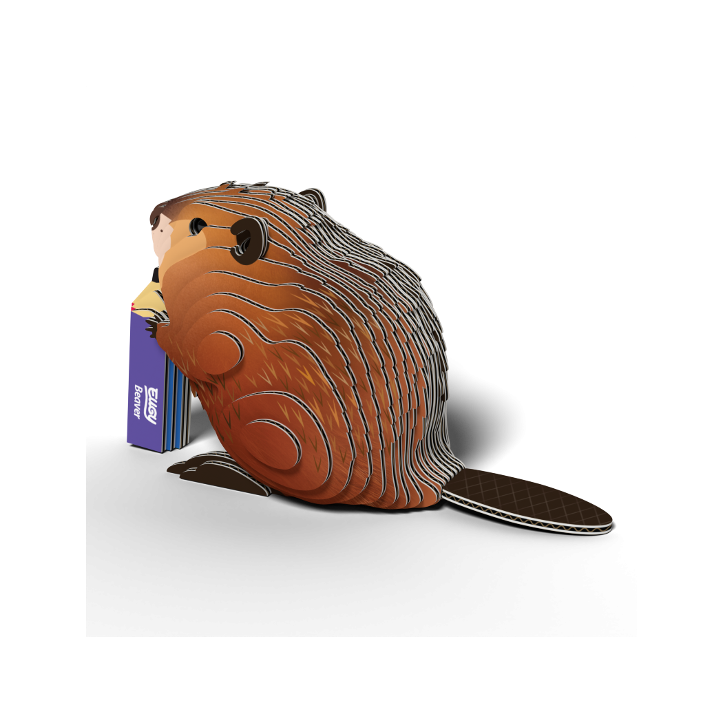 Bóbr - Eko Układanka 3D - Eugy