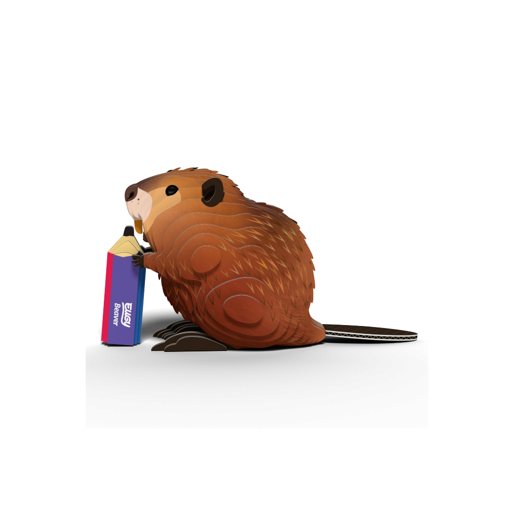 Bóbr - Eko Układanka 3D - Eugy