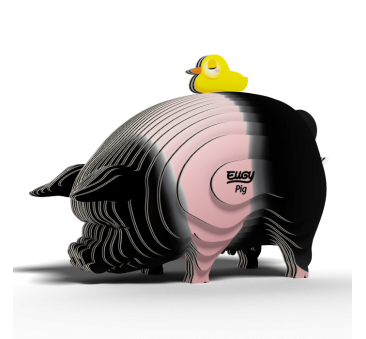 Świnka - Eko Układanka 3D - Eugy