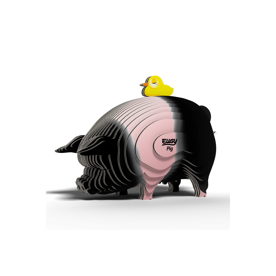 Świnka - Eko Układanka 3D - Eugy