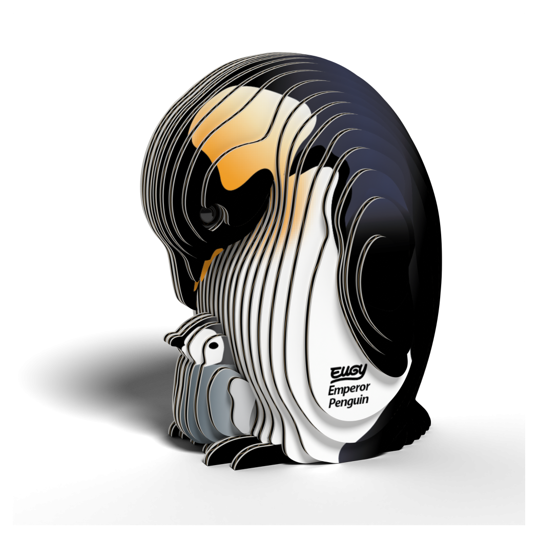 Pingwin Cesarski - Eko Układanka 3D - Eugy