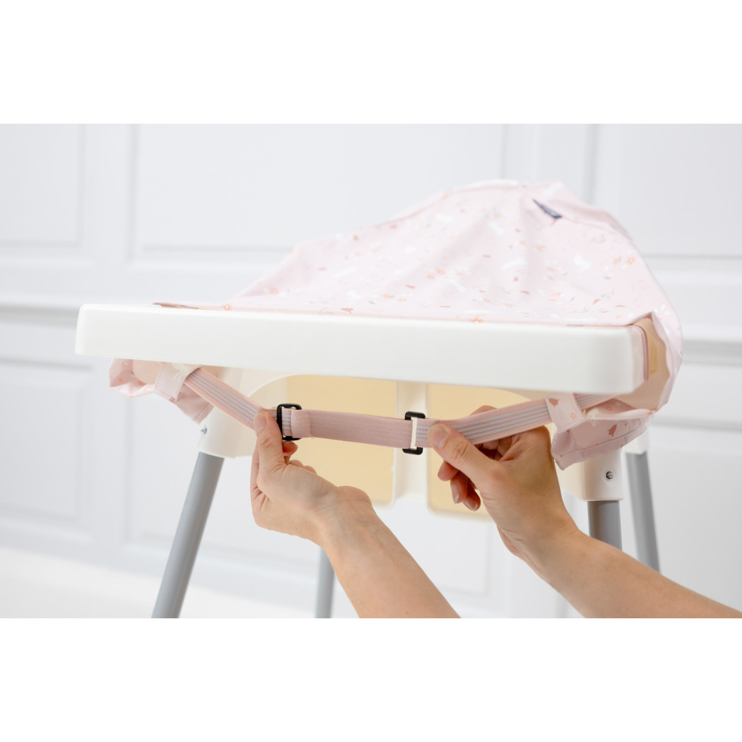 Botanical Bunnies - Wodoodporny Śliniak z długim rękawem BLW - BIBaDO