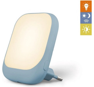 Lampka Nocna do Kontaktu z Czujnikiem Zmierzchu - Miętowa - Zazu
