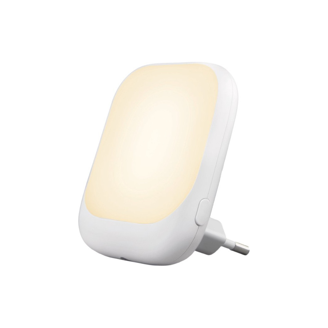 Lampka Nocna do Kontaktu z Czujnikiem Zmierzchu - Biała - Zazu