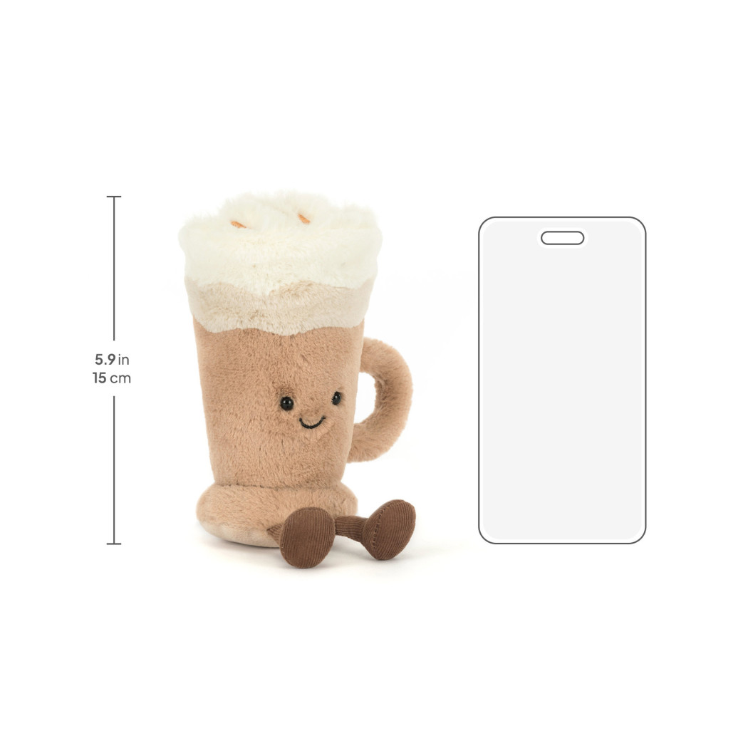 Zabawna Kawa Latte 18 cm - Maskotka Przytulanka - JellyCat