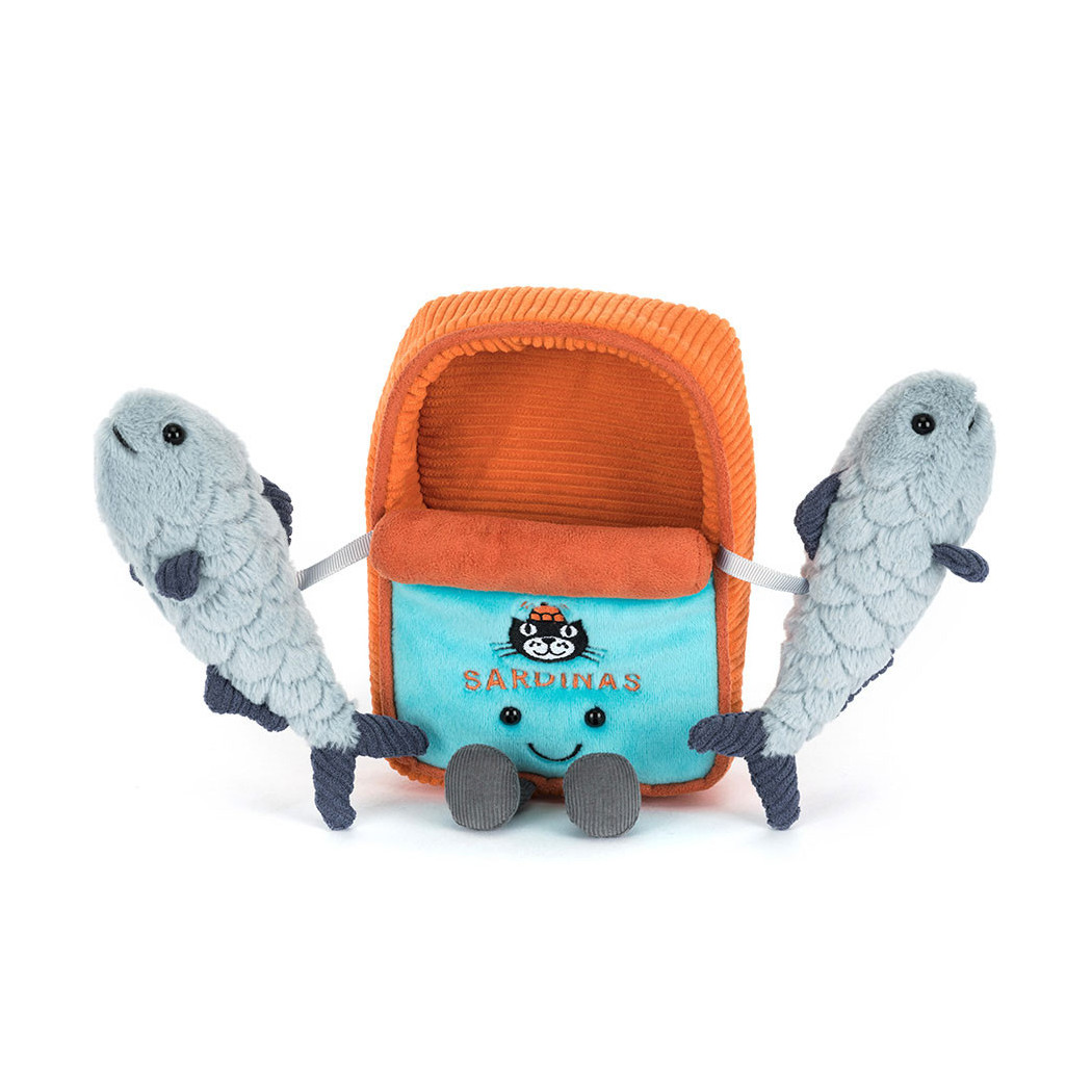 Zabawna Puszka Sardynek 17 cm - Maskotka Przytulanka - JellyCat