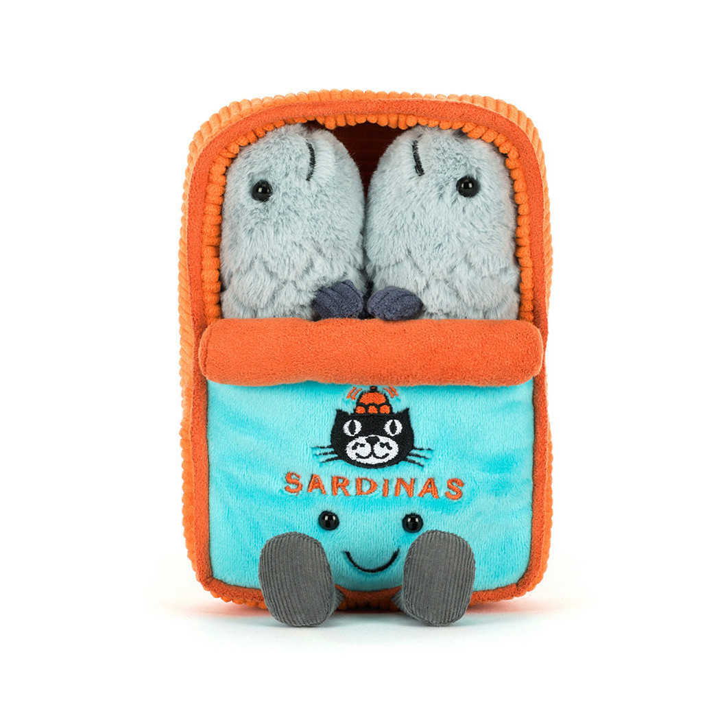 Zabawna Puszka Sardynek 17 cm - Maskotka Przytulanka - JellyCat