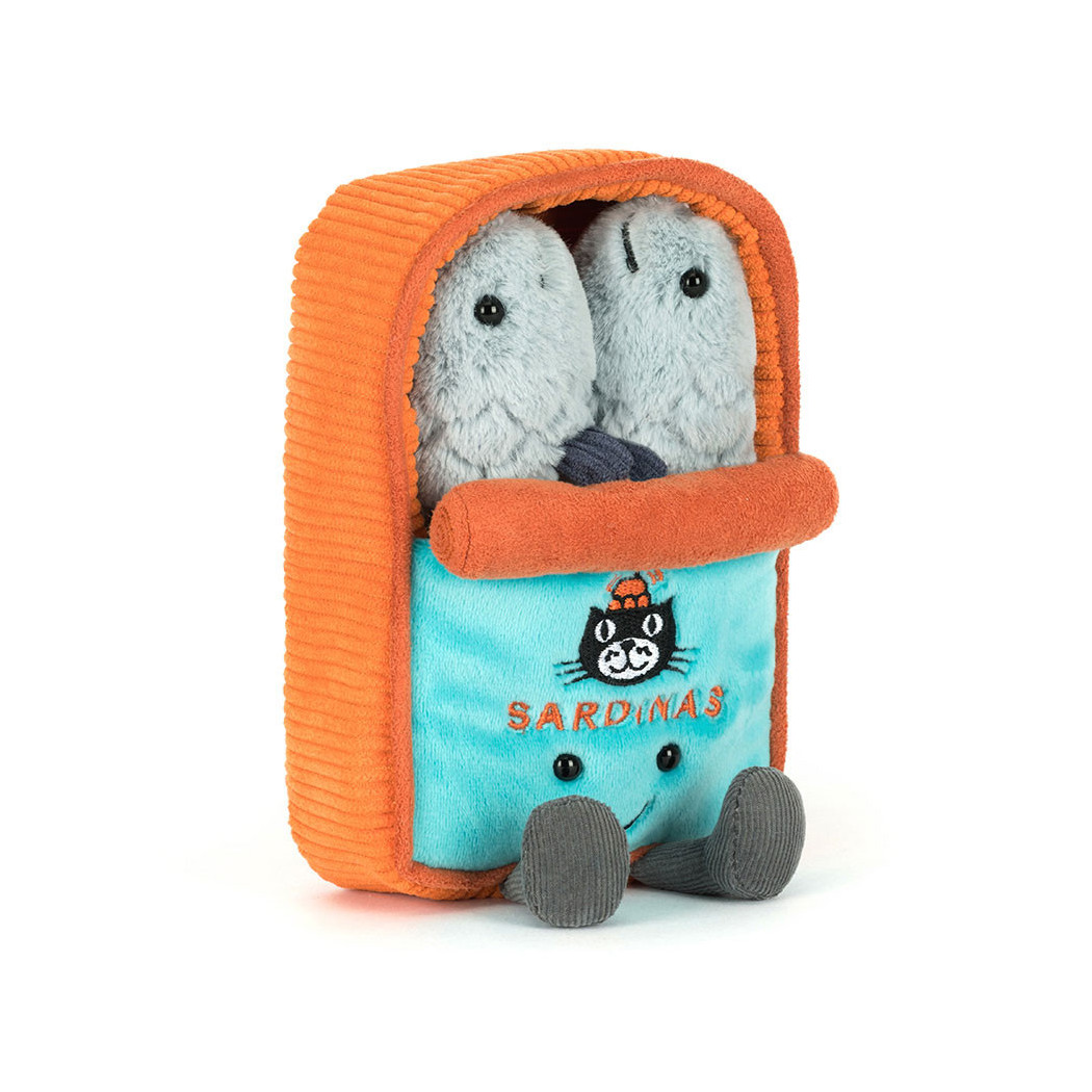 Zabawna Puszka Sardynek 17 cm - Maskotka Przytulanka - JellyCat