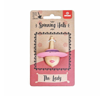 Dama - Klasyczny Drewniany Bączek - SVOORA