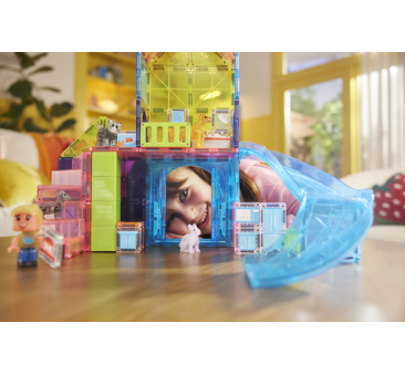 PROMOCJA Plac Zabaw dla Zwierząt - Pet Playhouse - Klocki Magnetyczne 50 elementów - Magna-Tiles
