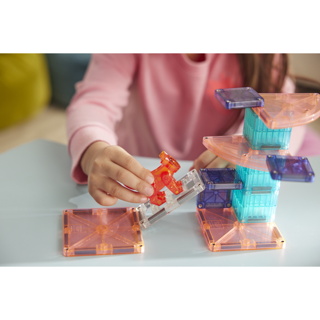 Drapak dla Kota Koci Domek - Cat Tree - Klocki Magnetyczne 13 elementów - Magna-Tiles