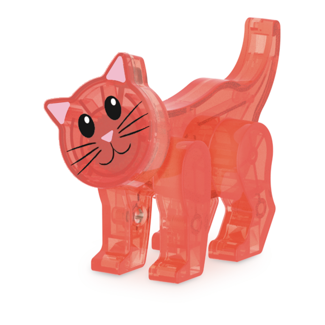 Drapak dla Kota Koci Domek - Cat Tree - Klocki Magnetyczne 13 elementów - Magna-Tiles