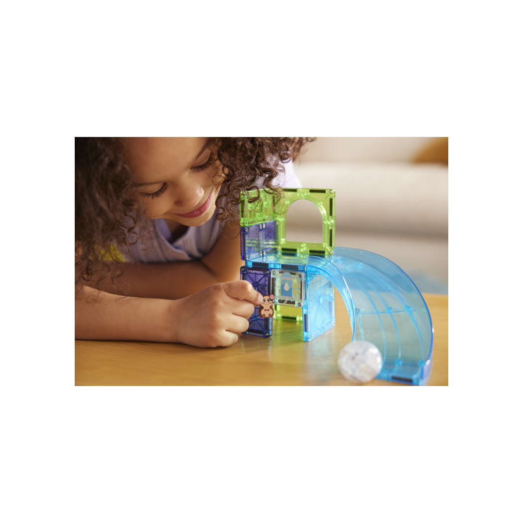 Plac zabaw dla Chomika - Hamster Ball - Klocki Magnetyczne 13 elementów - Magna-Tiles