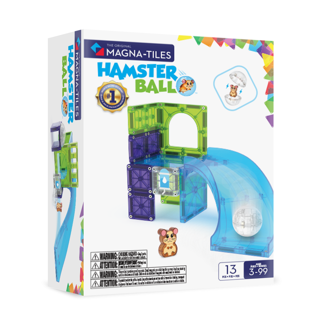 Plac zabaw dla Chomika - Hamster Ball - Klocki Magnetyczne 13 elementów - Magna-Tiles
