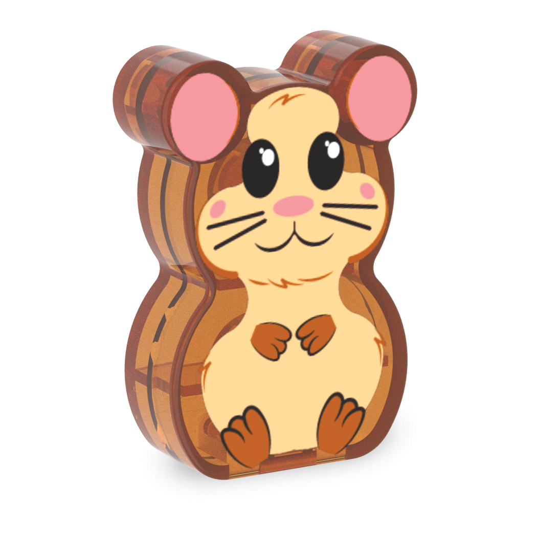 Plac zabaw dla Chomika - Hamster Ball - Klocki Magnetyczne 13 elementów - Magna-Tiles