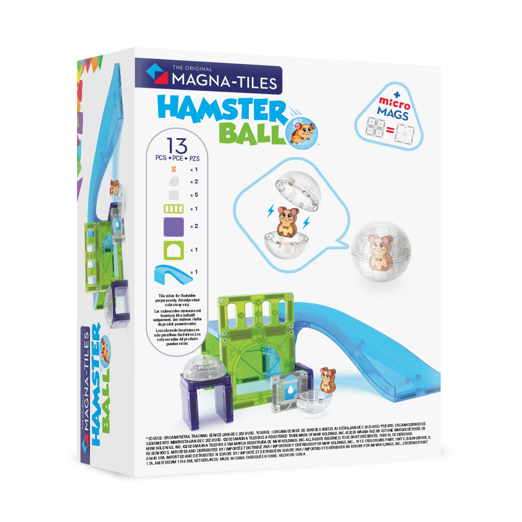 Plac zabaw dla Chomika - Hamster Ball - Klocki Magnetyczne 13 elementów - Magna-Tiles