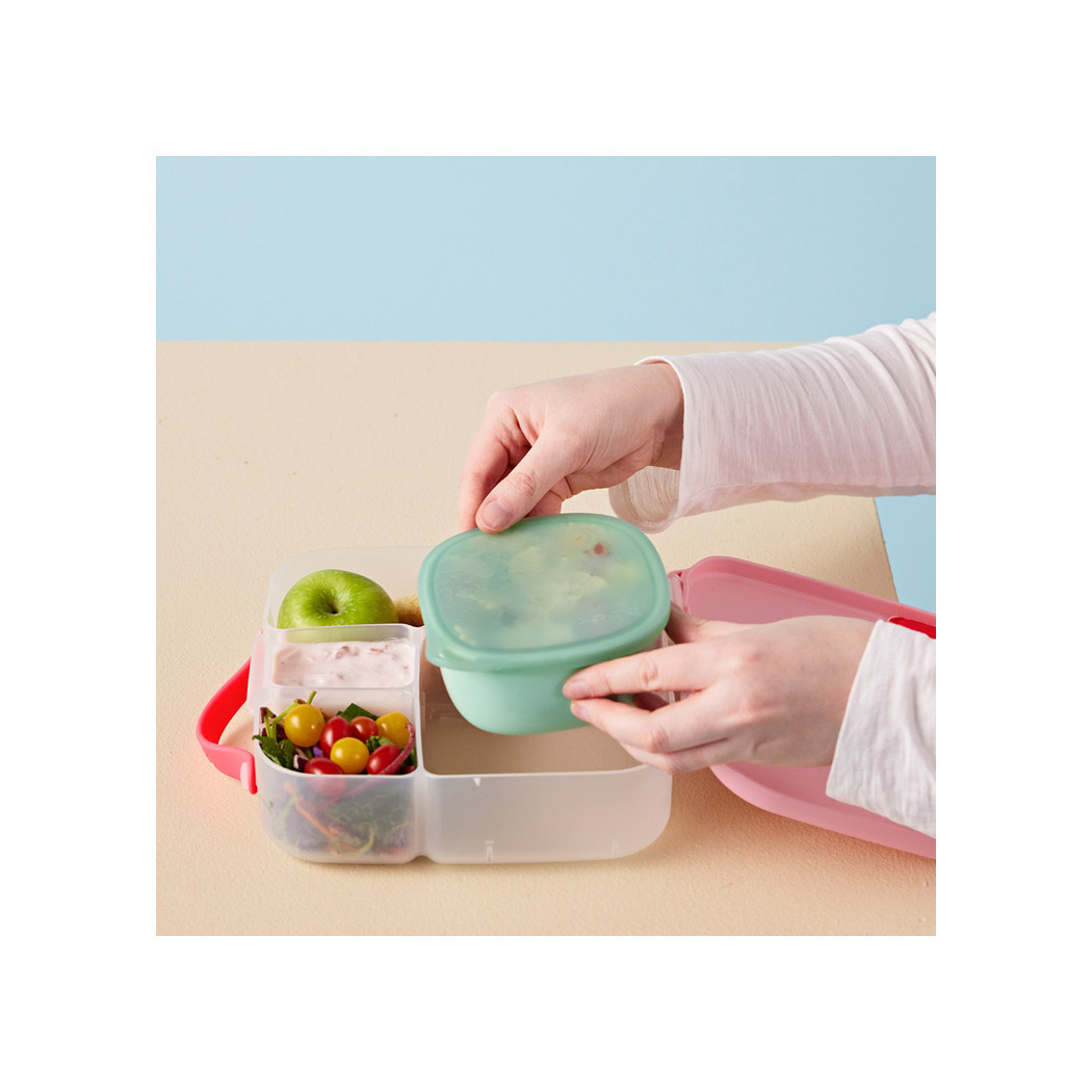 Forest - Zielony Silikonowy Pojemnik z Pokrywką do Lunchboxa - B.BOX