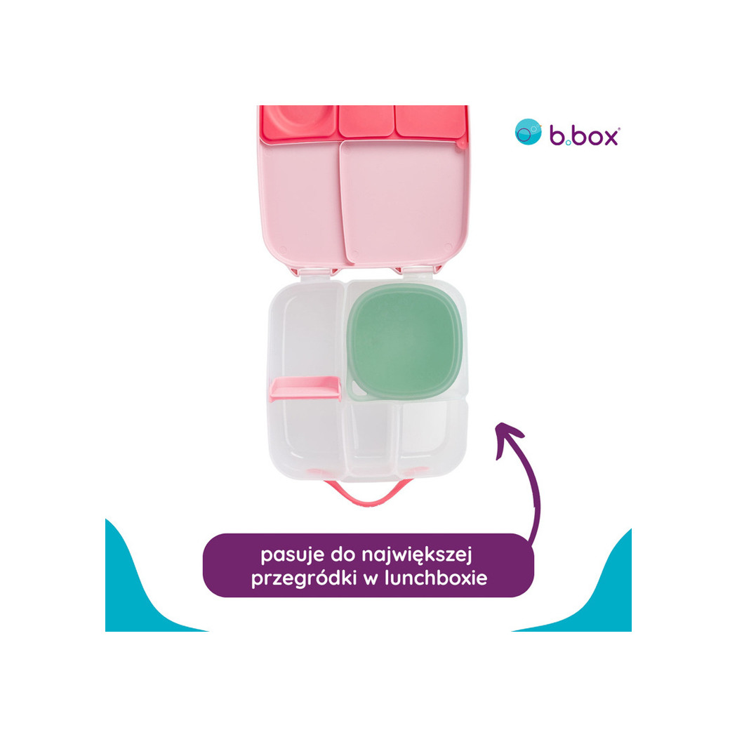 Forest - Zielony Silikonowy Pojemnik z Pokrywką do Lunchboxa - B.BOX