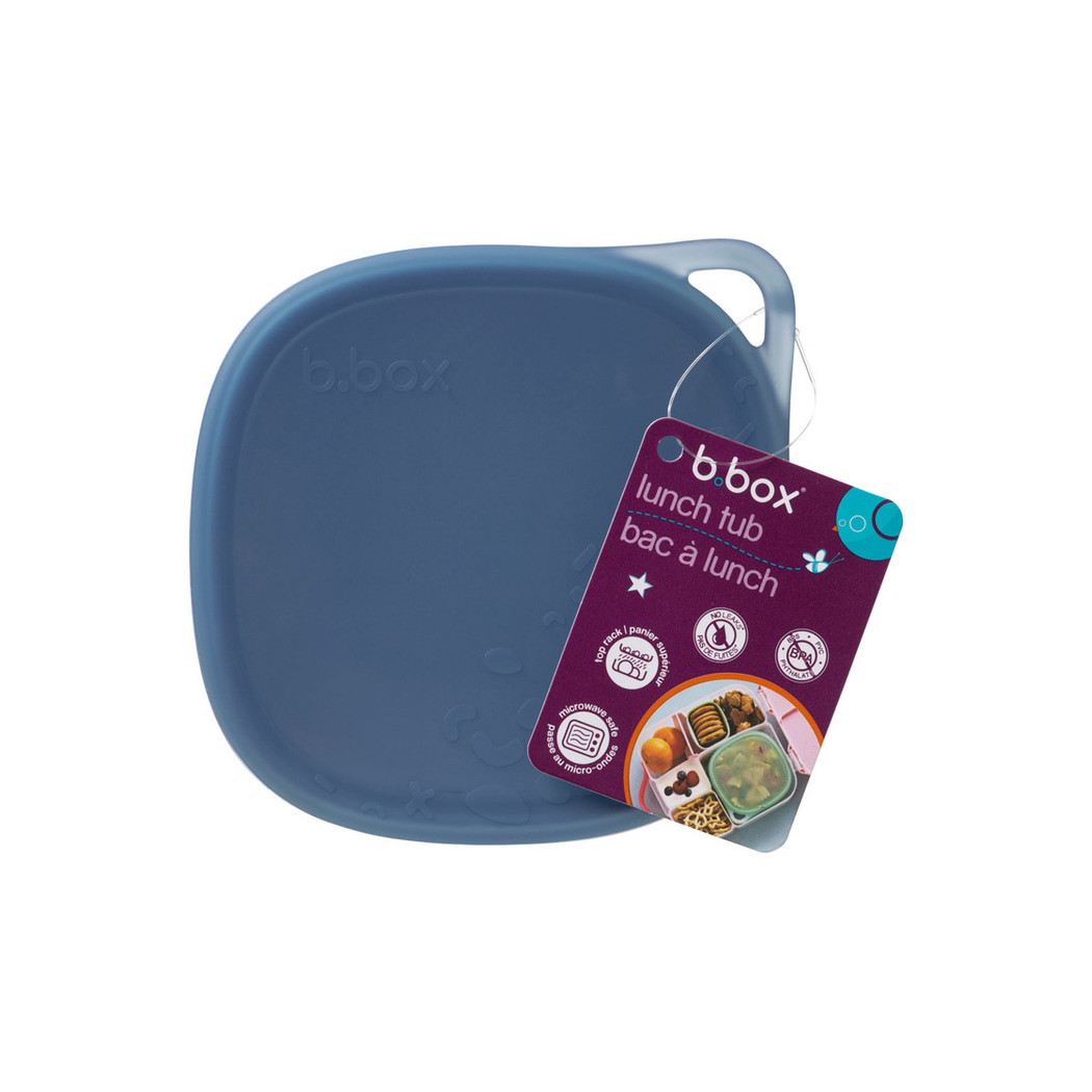 Ocean - Niebieski Silikonowy Pojemnik z Pokrywką do Lunchboxa - B.BOX