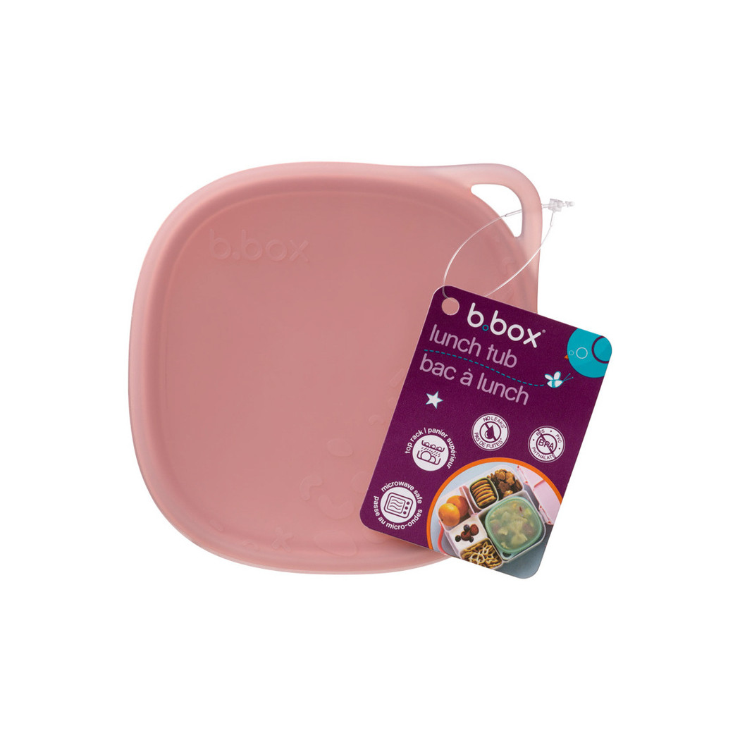 Berry - Różowy Silikonowy Pojemnik z Pokrywką do Lunchboxa - B.BOX