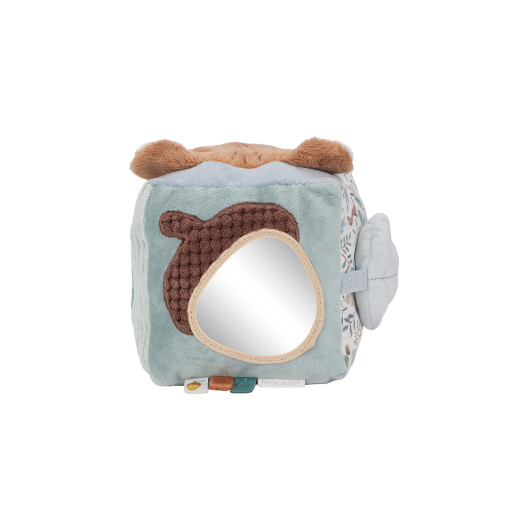 Forest Friends - Pluszowa Miękka Kostka Aktywizująca - Little Dutch