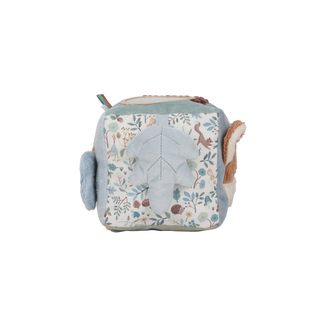 Forest Friends - Pluszowa Miękka Kostka Aktywizująca - Little Dutch