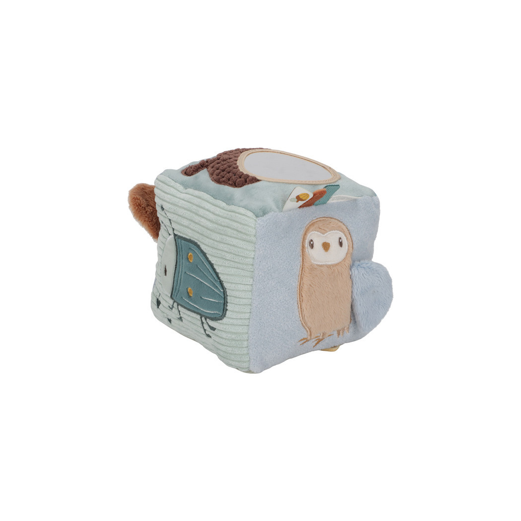 Forest Friends - Pluszowa Miękka Kostka Aktywizująca - Little Dutch