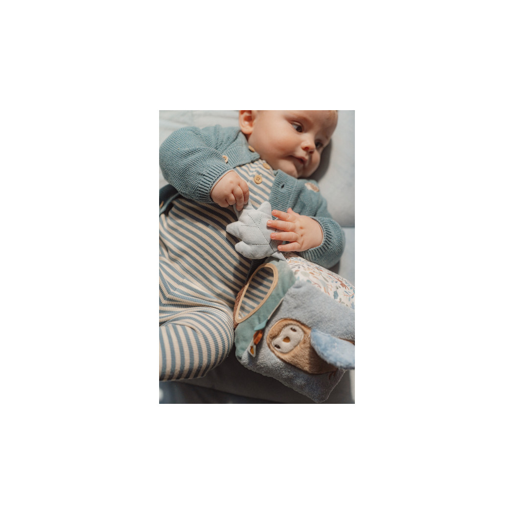 Forest Friends - Pluszowa Miękka Kostka Aktywizująca - Little Dutch