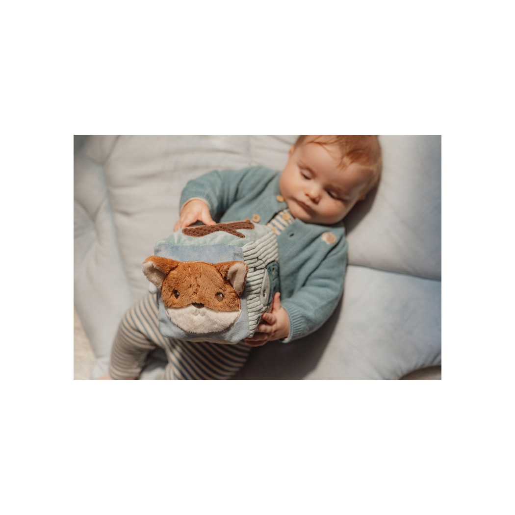 Forest Friends - Pluszowa Miękka Kostka Aktywizująca - Little Dutch