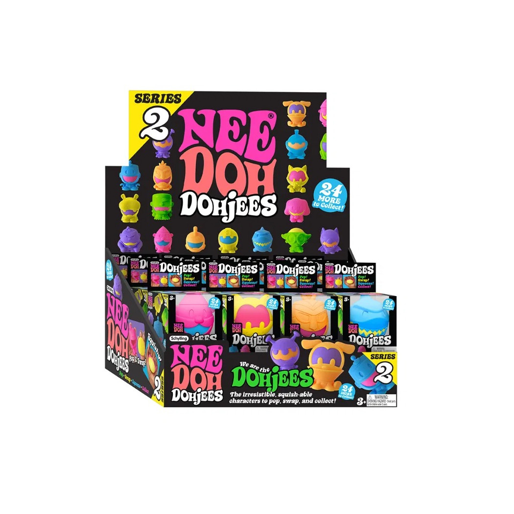 Stworek Dohjees - Losowy - Zabawka Sensoryczna - Gniotek Antystresowy - NeeDoh