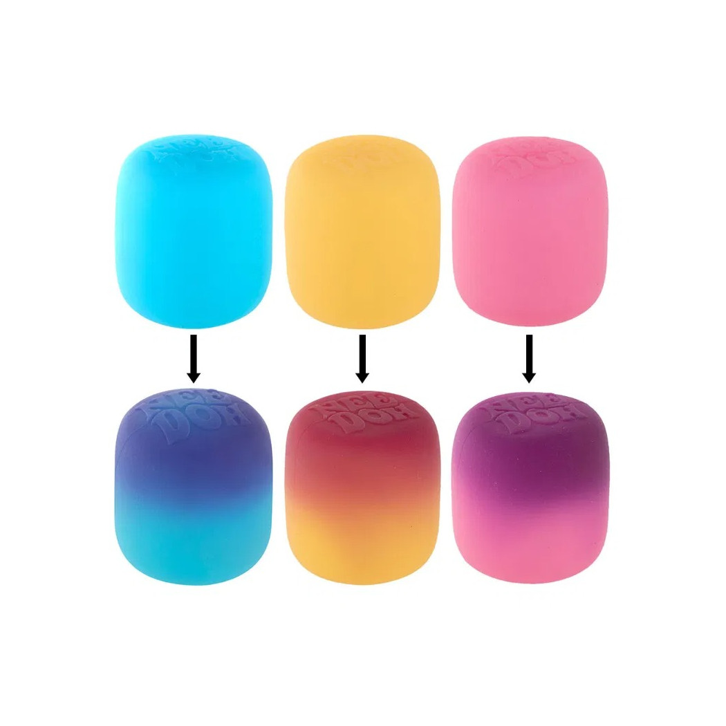 KoloroPianka - Zmienia Kolor pod Wpływem Światła - Losowy Wzór - Zabawka Sensoryczna - Gniotek Antystresowy - Needoh