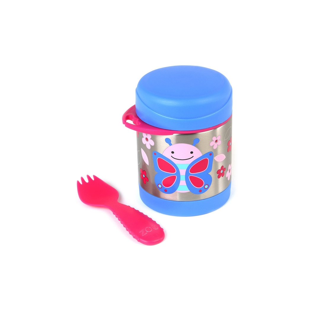 Motyl - Termos dla Dziecka na Lunch z Łyżeczką - 325 ml - ZOO - Skip Hop