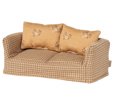 Kanapa dla Myszek - Mable Couch Mouse - Akcesoria dla Lalek - Maileg