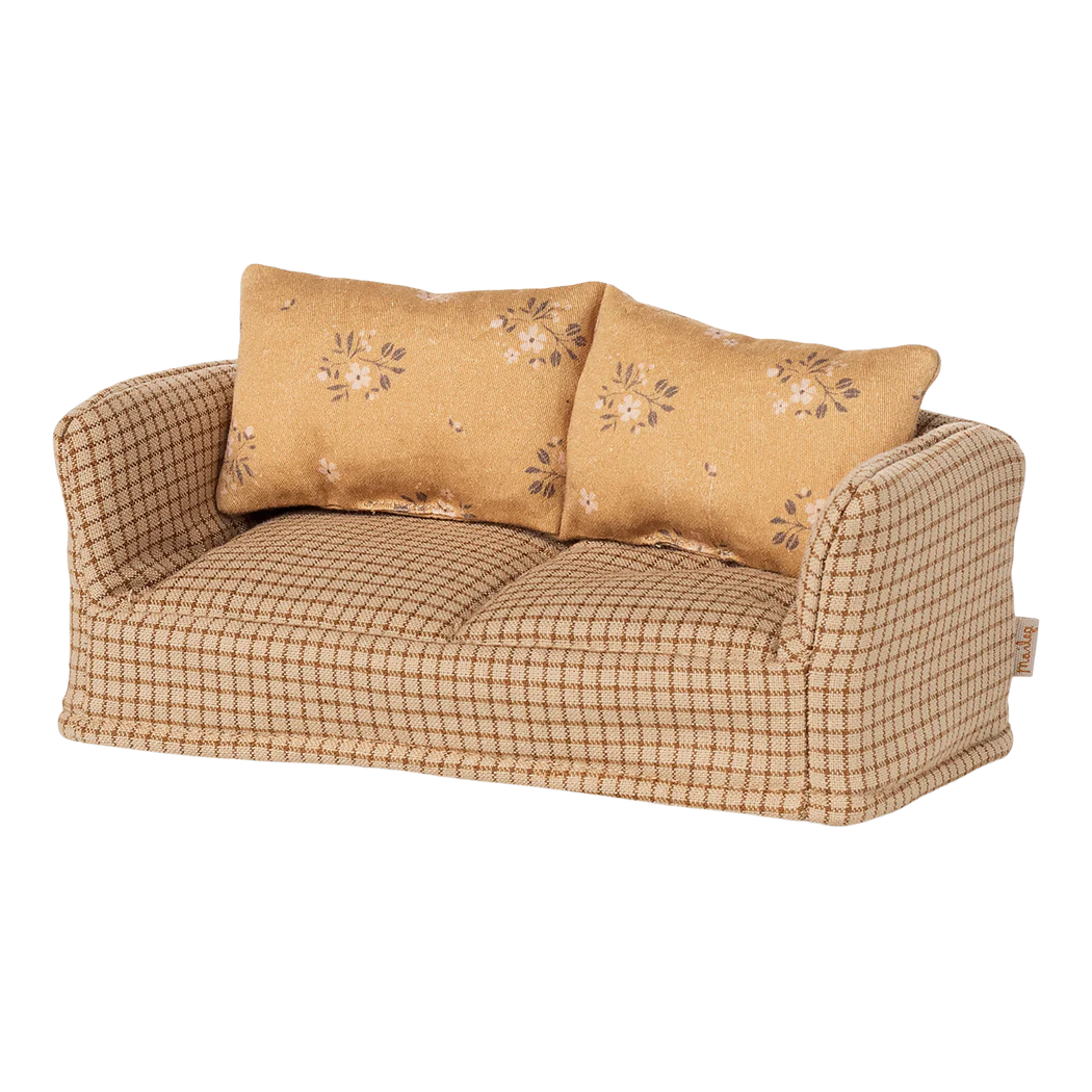 Kanapa dla Myszek - Mable Couch Mouse - Akcesoria dla Lalek - Maileg