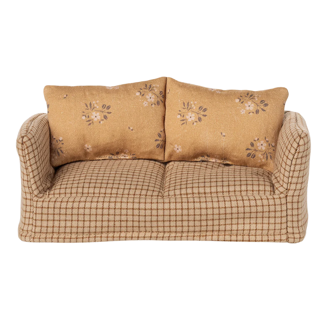 Kanapa dla Myszek - Mable Couch Mouse - Akcesoria dla Lalek - Maileg