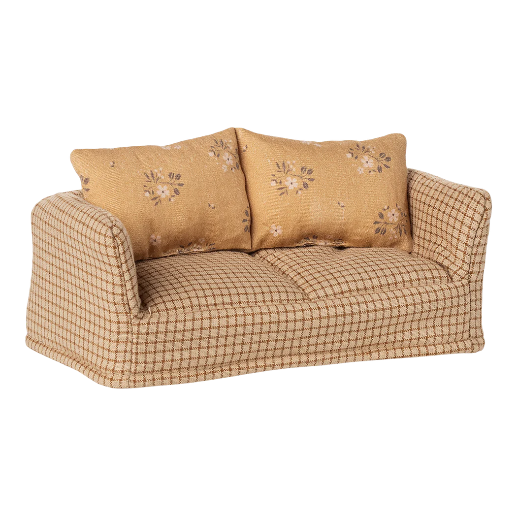 Kanapa dla Myszek - Mable Couch Mouse - Akcesoria dla Lalek - Maileg