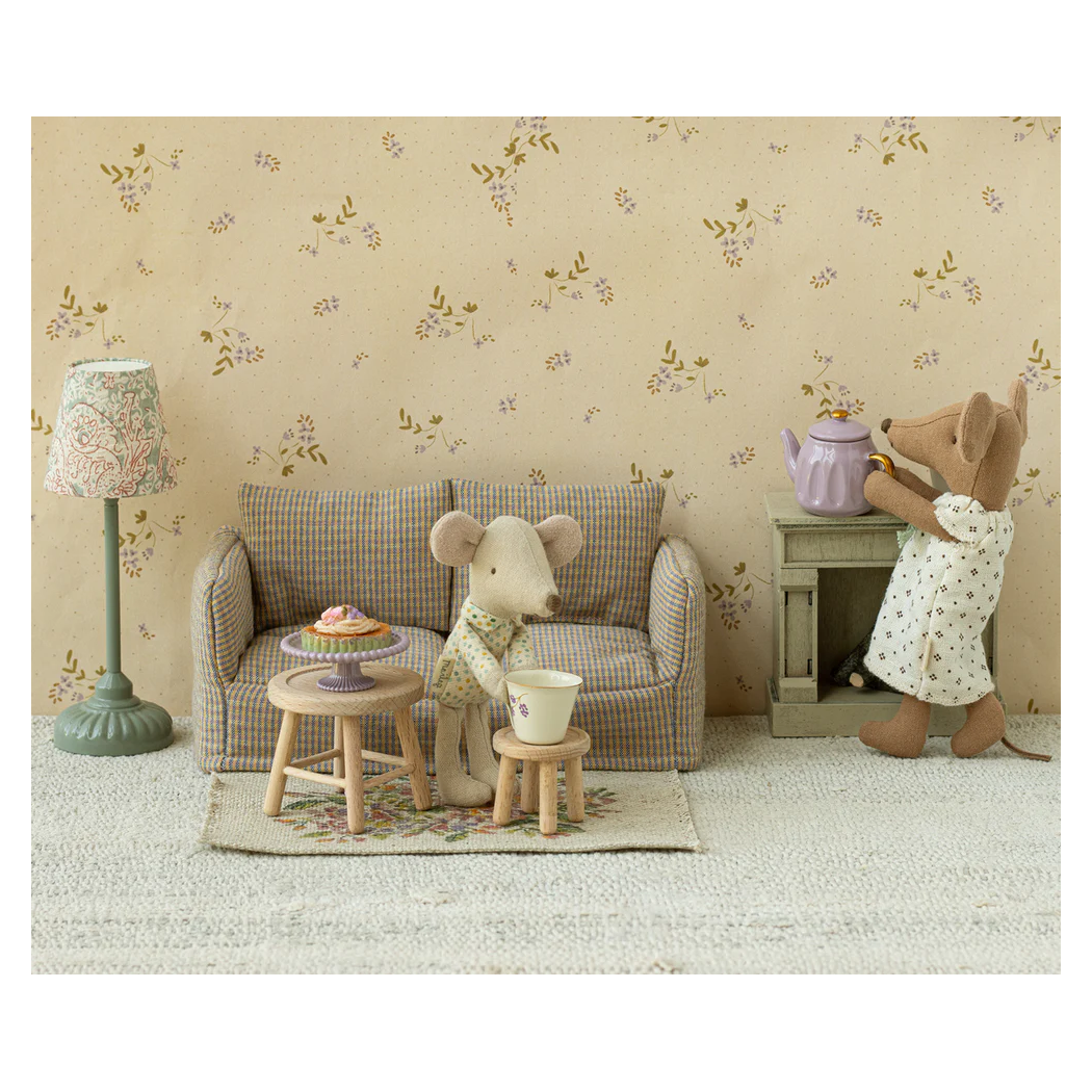 Kanapa dla Myszek - Mable Couch Mouse - Akcesoria dla Lalek - Maileg