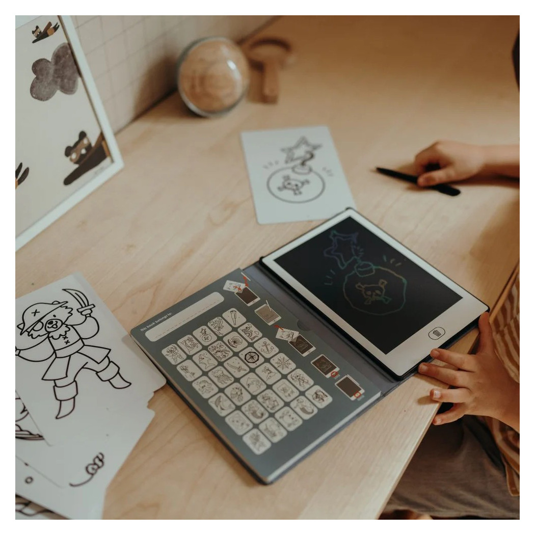 Kraina Baśni - Tablet do Nauki Rysowania dla Dzieci - Mini Tablet Rysunkowy - Once Upon a Time - KIDYWOLF