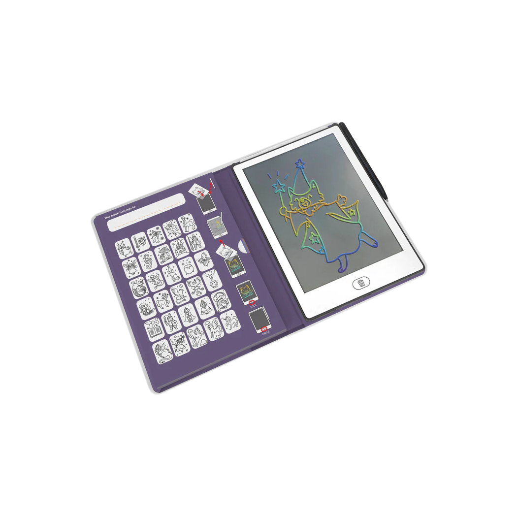 Kraina Baśni - Tablet do Nauki Rysowania dla Dzieci - Mini Tablet Rysunkowy - Once Upon a Time - KIDYWOLF