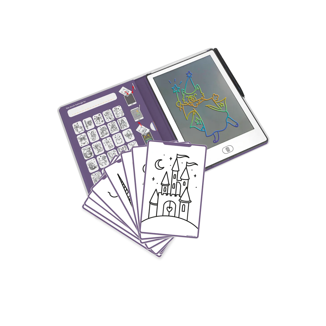 Kraina Baśni - Tablet do Nauki Rysowania dla Dzieci - Mini Tablet Rysunkowy - Once Upon a Time - KIDYWOLF