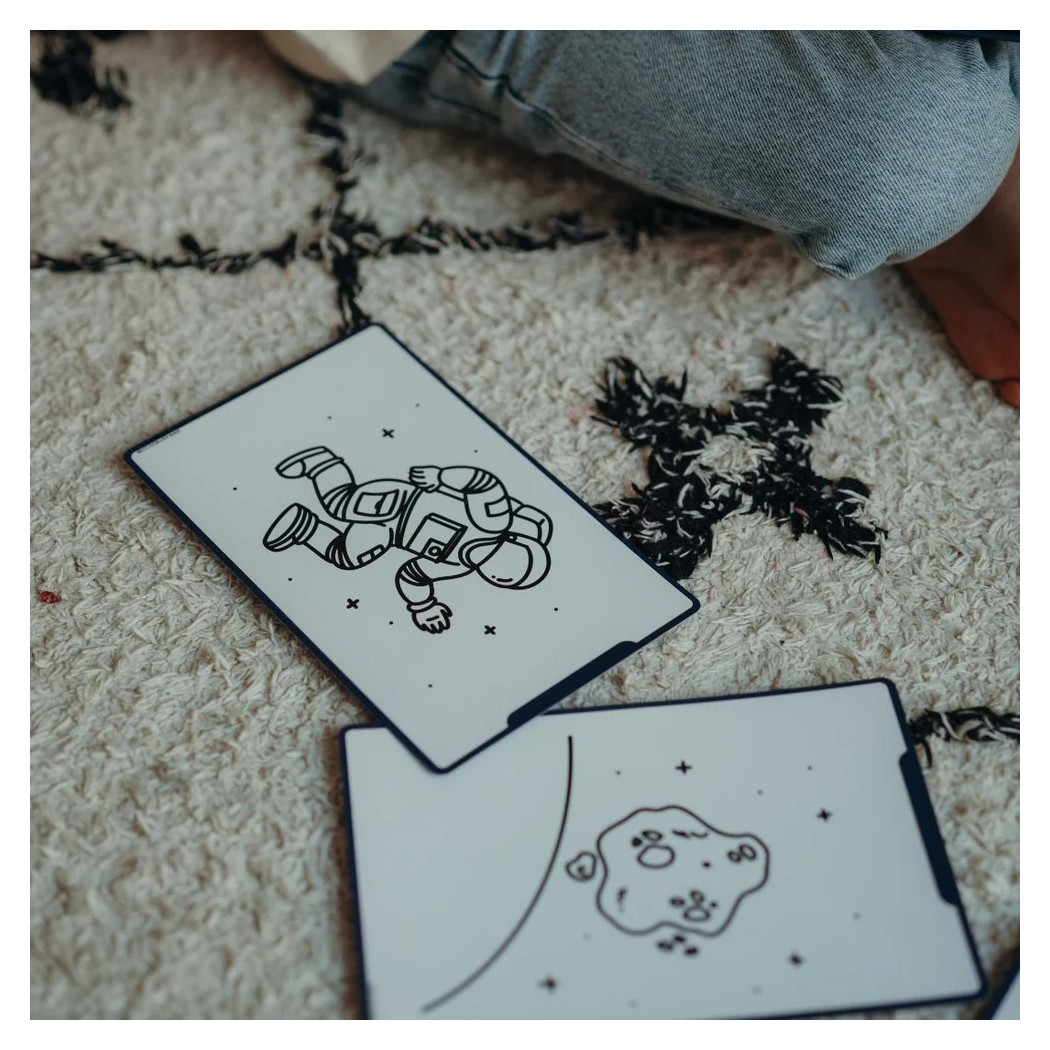 Kosmos - Tablet do Nauki Rysowania dla Dzieci - Mini Tablet Rysunkowy - Galaxy - KIDYWOLF