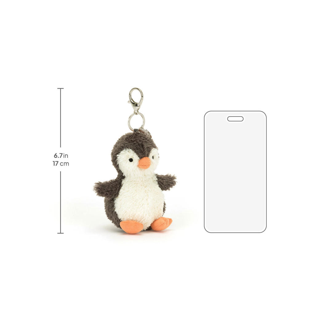 Pingwin Breloczek - Pluszowa Zabawka 17 cm - Maskotka Przytulanka Brelok - JellyCat